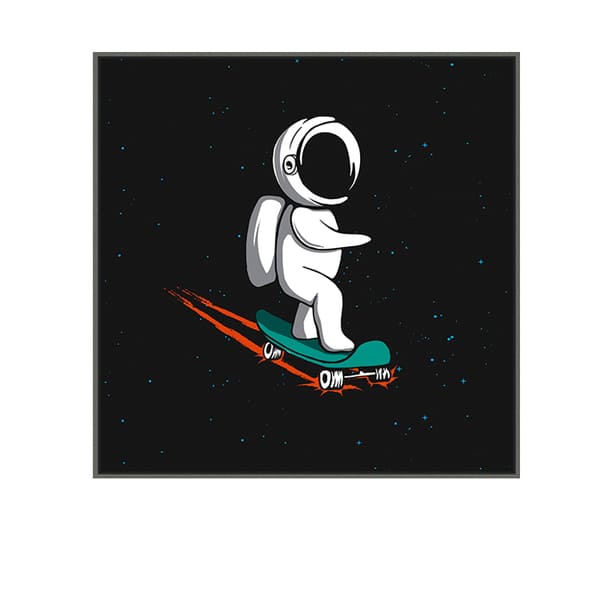 poster astronaute skate