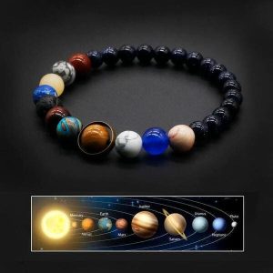 bracelet systeme solaire homme