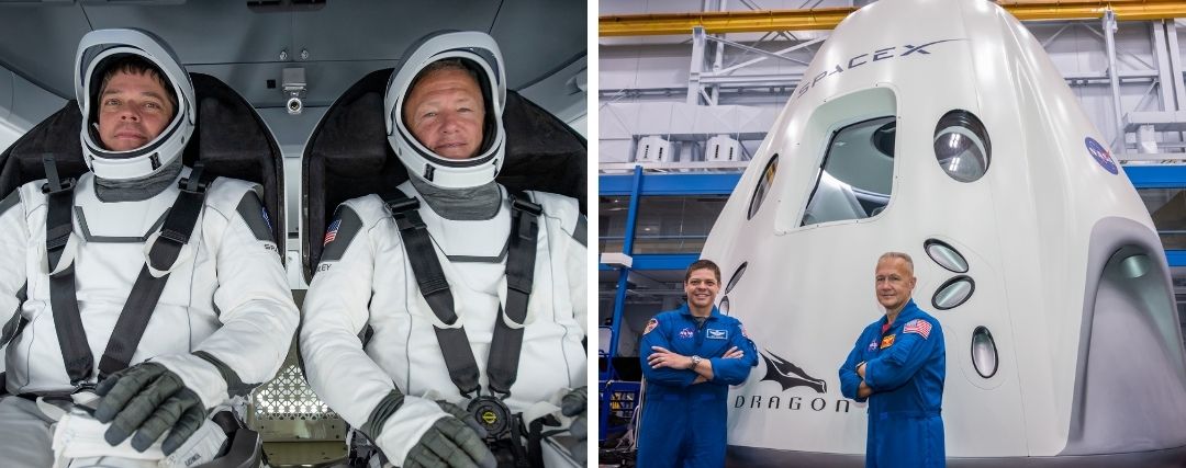 Capsule Crew Dragon Combinaison SpaceX