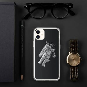 Coque iPhone 11 pro Astronaute Noir Et Blanc