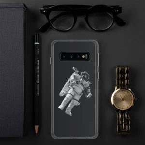 Coque Samsung s10 Astronaute Noir Et Blanc
