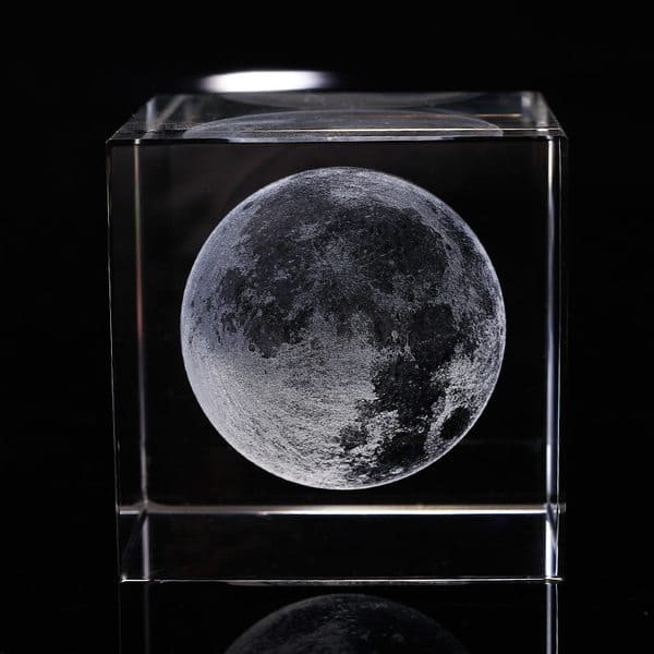 lune 3d cristal