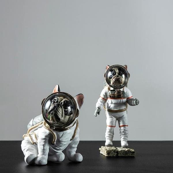 figurine astronaute chien espace