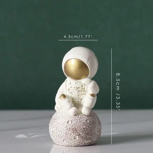 Mini Figurine Astronaute or