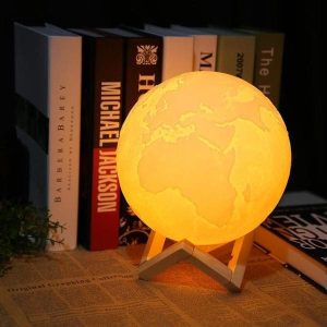 lampe globe terrestre