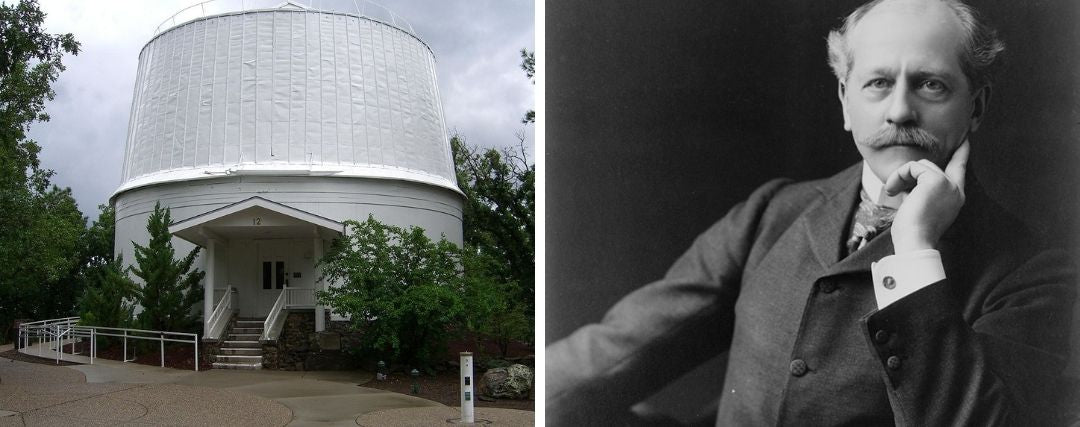Observatoire Lowell et portrait de Percival Lowell