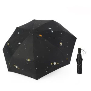 parapluie planete noir