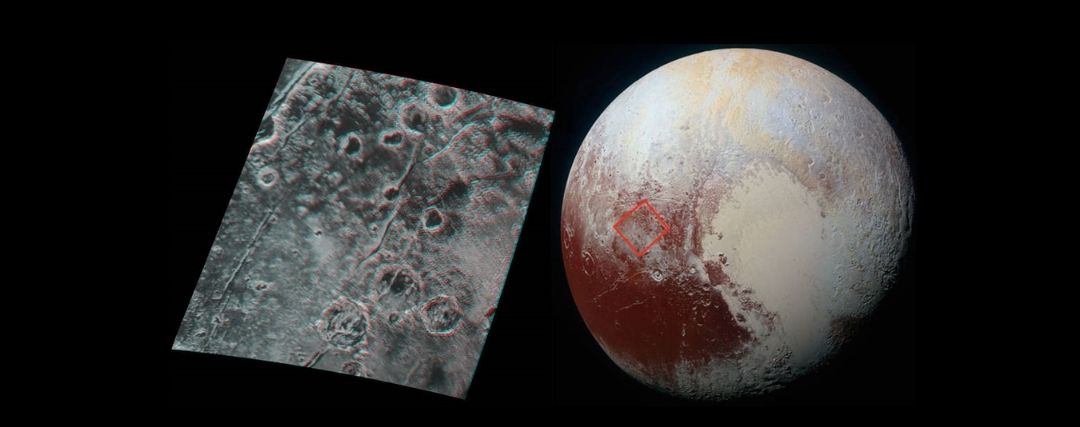 Planète Pluton en 3D
