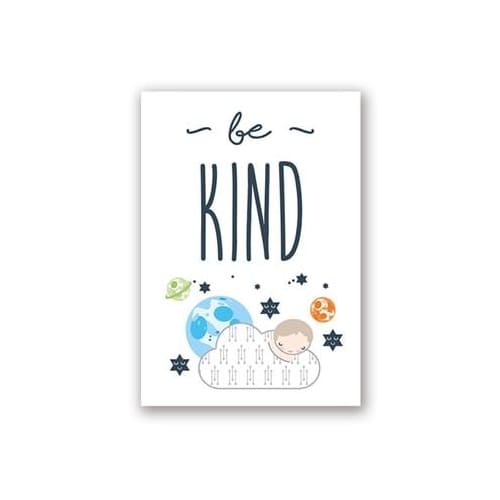 poster astronaute be kind