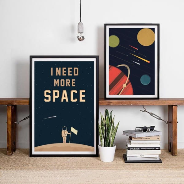 poster-espace planete