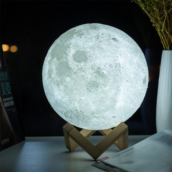 lampe lune 20 cm