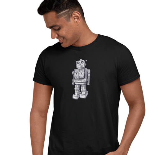 T Shirt Robot retro