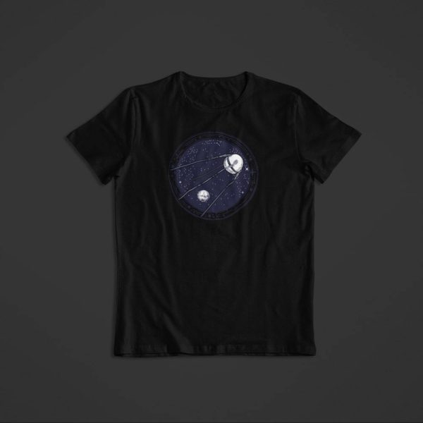 T Shirt Spoutnik noir