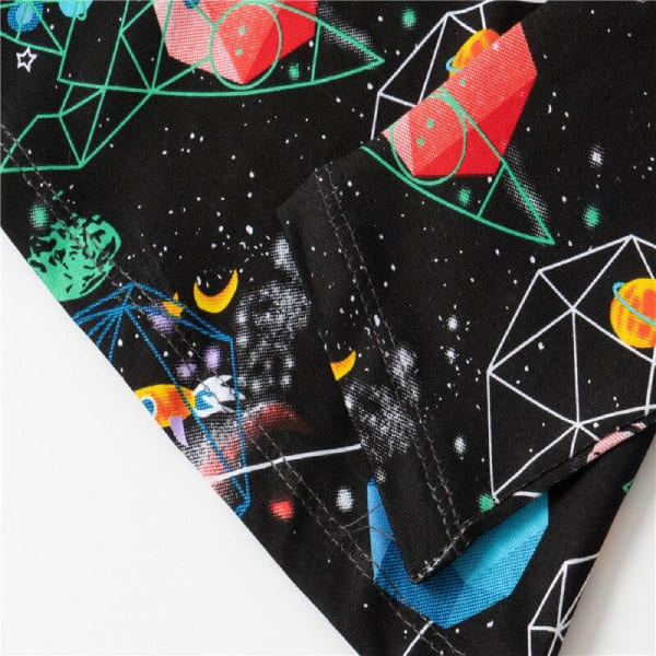 coutures t shirt enfant cosmos