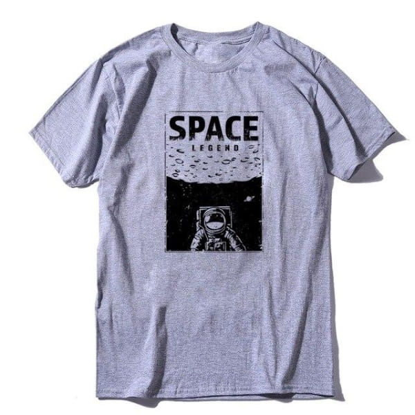 t shirt space legend gris