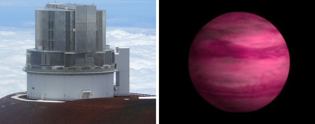 Télescope Subaru et Planète Rose